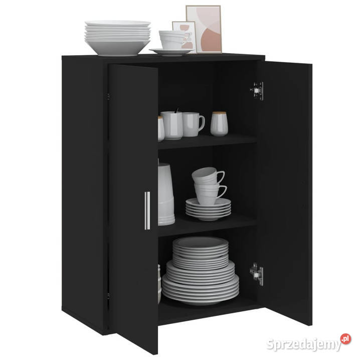 Szafka czarna 60x31x84 materiał drewnopochodny Warszawa sprzedam