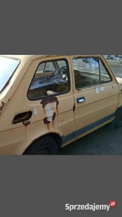 Fiat 126 FL pozostalosci Rzgów
