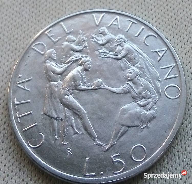 WATYKAN50 LIRÓW1989 r JAN PAWEŁ