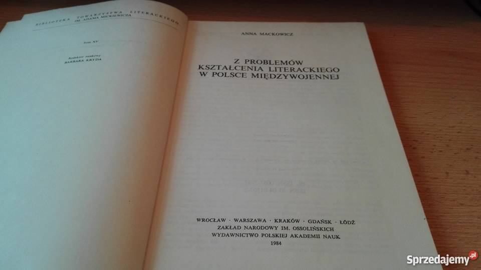 Z problemów kształcenia literackiego w Polsce Gdańsk