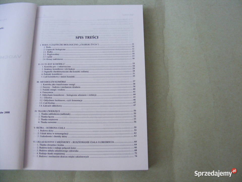 Biologia i ekologia Szpilowa Biologia Vademecum Rok wydania 1997 Oborniki Śląskie sprzedam