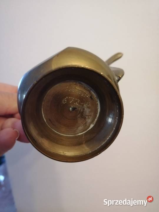 Vintage mosiężny dzbanek amfora antyk Wyposażenie wnętrz Warszawa sprzedam