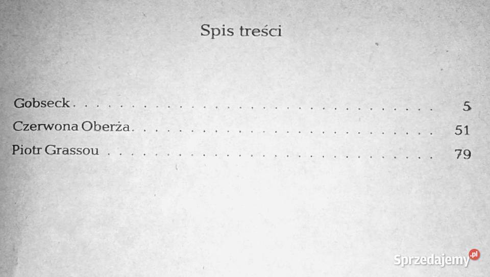 Czerwona Oberża i inne opowiadania Honor de Rok wydania 1987 Chełm