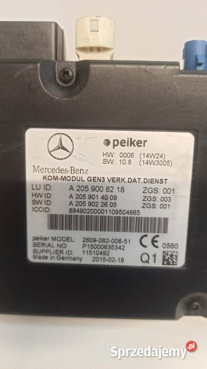 MERCEDES W212 MODUL TELEMIATIC A2059008218 Komputery