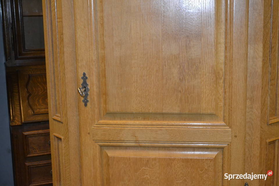 szafa stylowa lity dąb jasna Meble Będzin