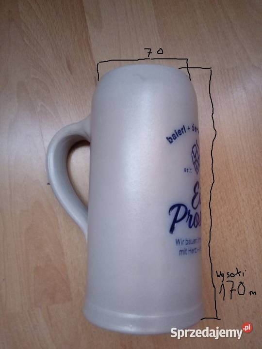 Duży Kufel Niemiecki do piwa Bieruń sprzedam