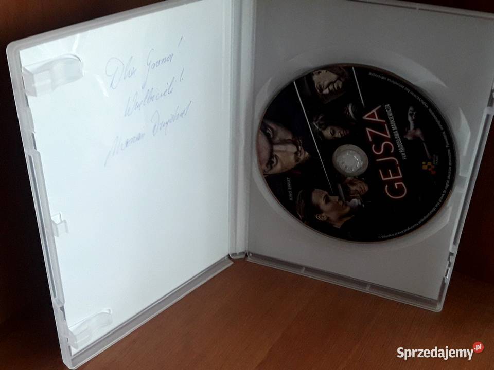 Gejsza film DVD z autografem Marian Dziędziel Piotrków Trybunalski