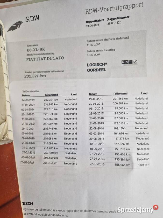 9osobowy Fiat Ducato 23 JTD 2007 świeżo manualna Ciechocinek