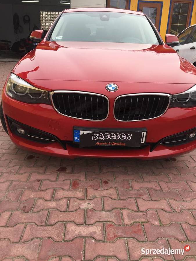 PIEKNE czerwone BMW 3GT salon Polska, bezwypadkowy