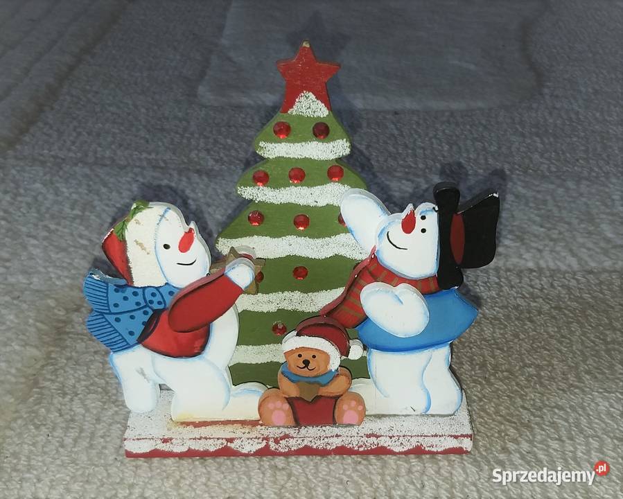 Figurka bożonarodzeniowa drewniana dziecka Figurki mazowieckie Warszawa