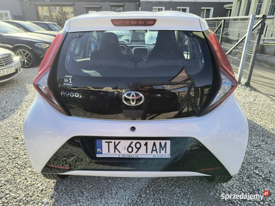Toyota Aygo Salon 1 właściciel Bezwypadkowy Nowe komputer pokładowy Bydgoszcz