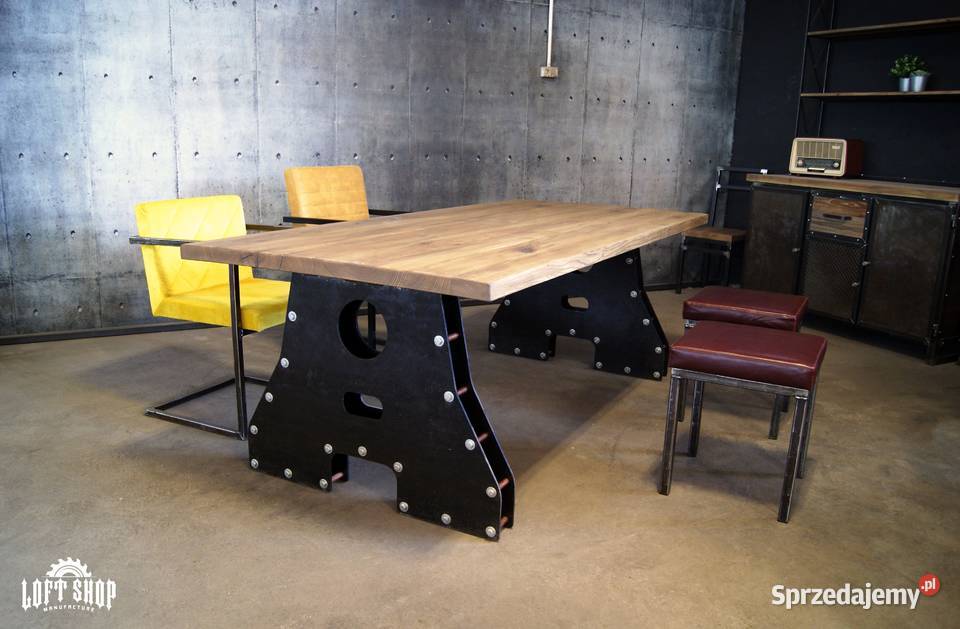 Stół loftowy LOFT No1 stół industrialny dolnośląskie Wrocław