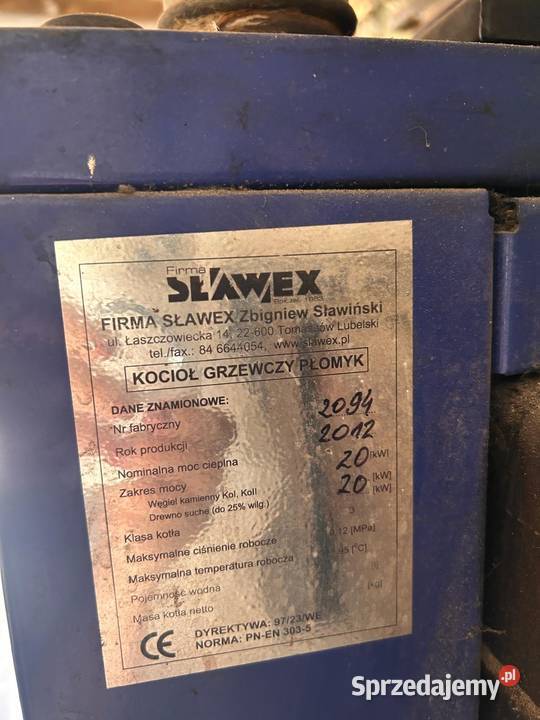 Kocioł grzewczy 20kW Sławex Promyk Łagiewniki