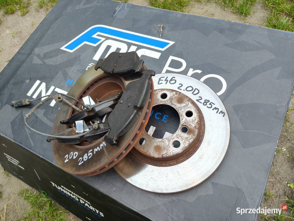 Bmw e46 tarcze hamulcowe przód 285mm klocki