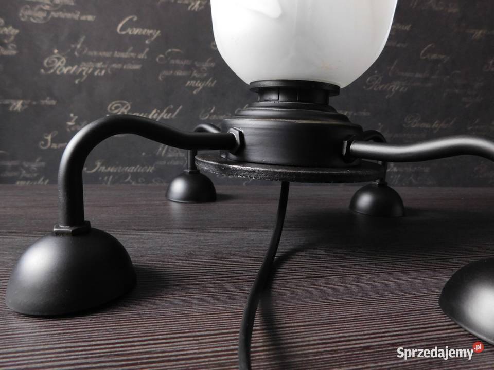 Nowa lampa stołowa ze staroci pomorskie