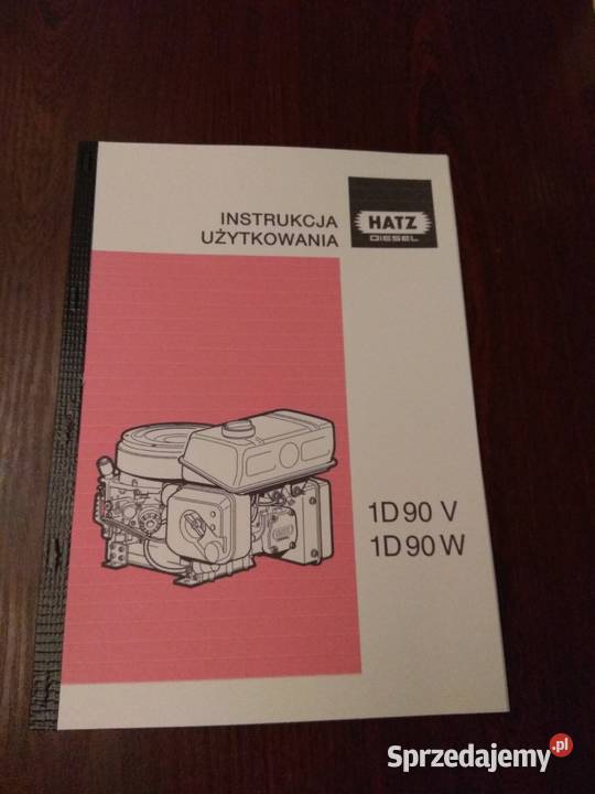 Hatz diesel 1D90V 1D90 W instrukcja użytkowania Stalowa Wola