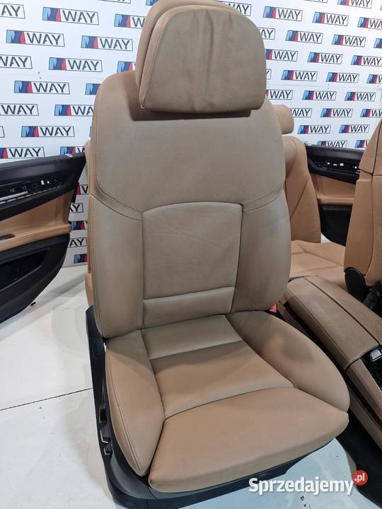 BMW 7 F01 FOTELE WNĘTRZE SKÓRA ELEKTRYCZNE Fotele i kanapy