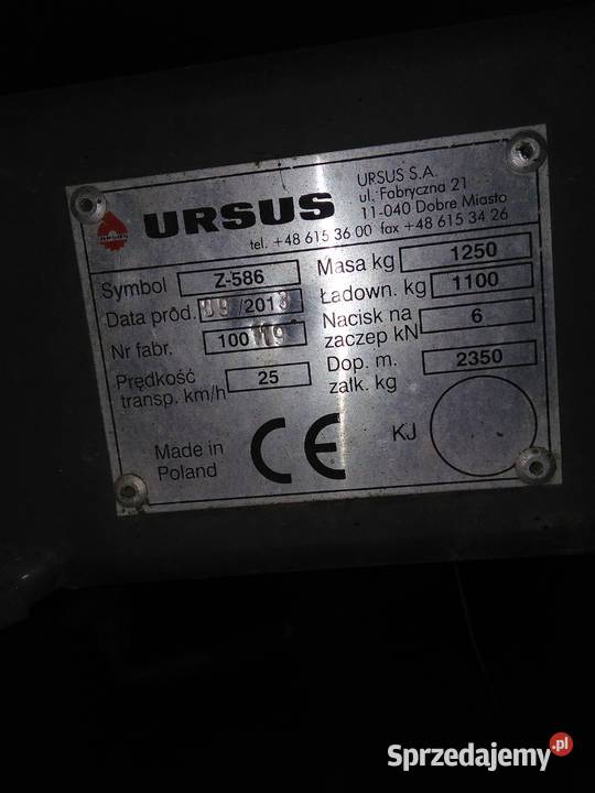 Sprzedam owijarkę Ursus Z586