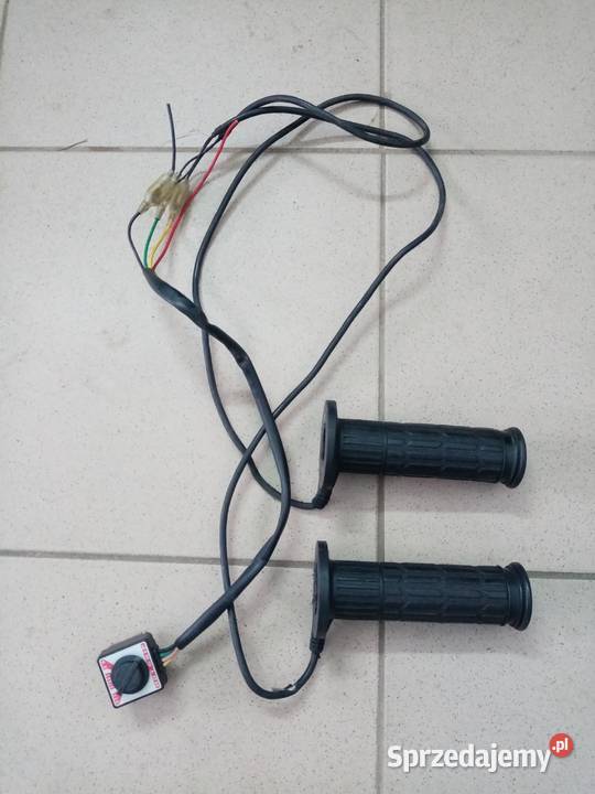 Manetki grzane na kierownice 22mm Iława