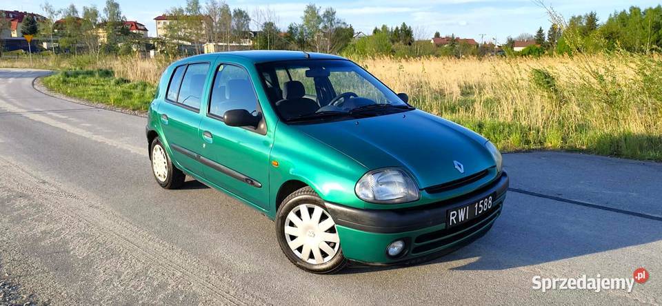 Renault Clio 2000 12 8v Lift 1 Wł Mały Przebieg 60KM Jasło