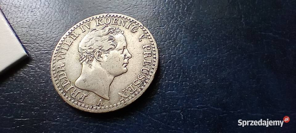 Stare monety 16 talara 1842 A Niemcy srebro Lesko