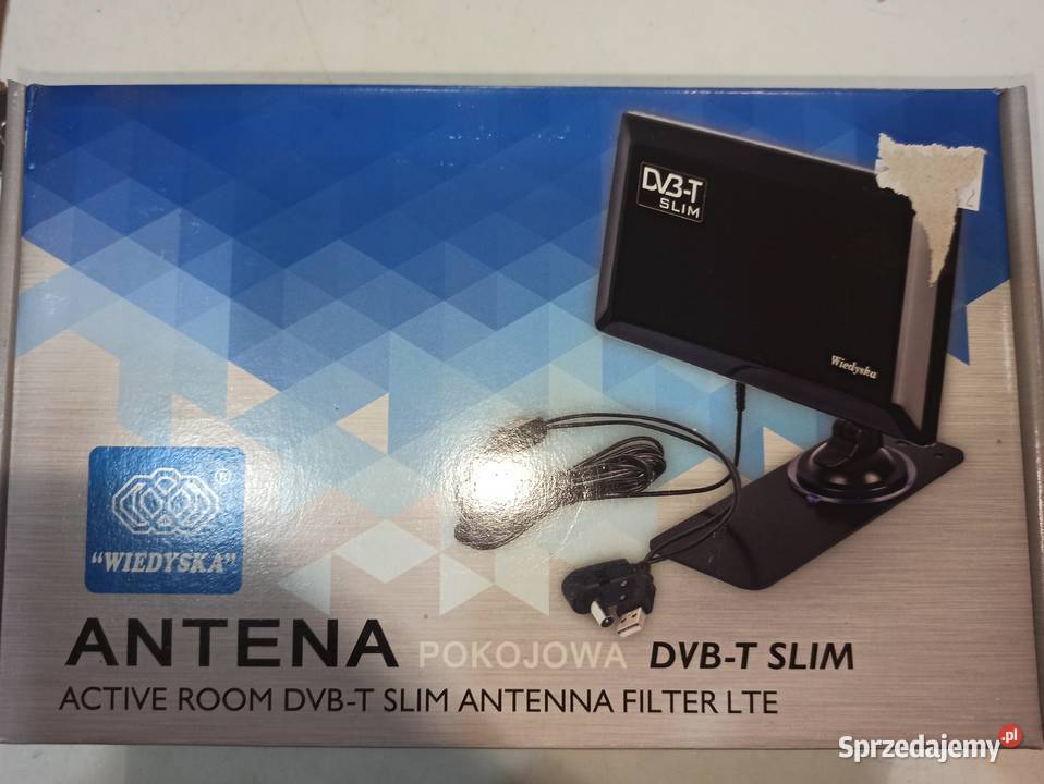 Antena DVB-T Wiedyska na USB Camping, samochód na szybę
