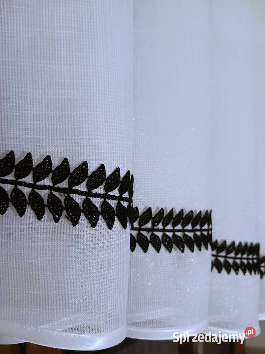 Firany komplet kuchenny lambrekin zazdroski