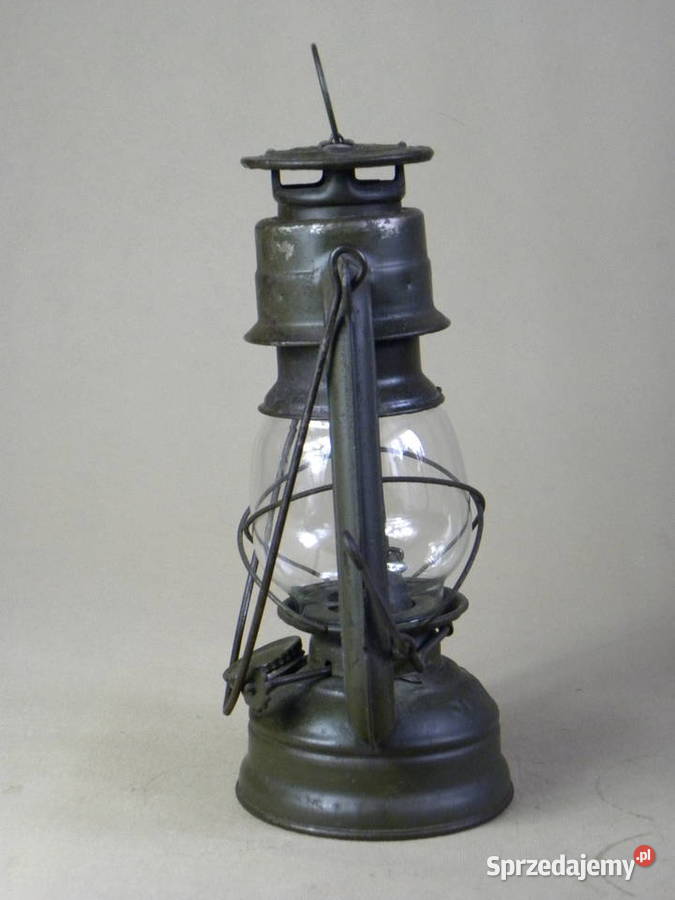 Stara polska wojskowa lampa naftowa Jupiter 1 Legnica