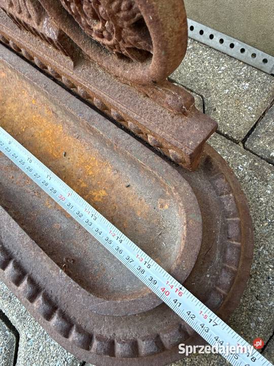 Stary żeliwny zestaw kominkowy Pozostałe sprzedam