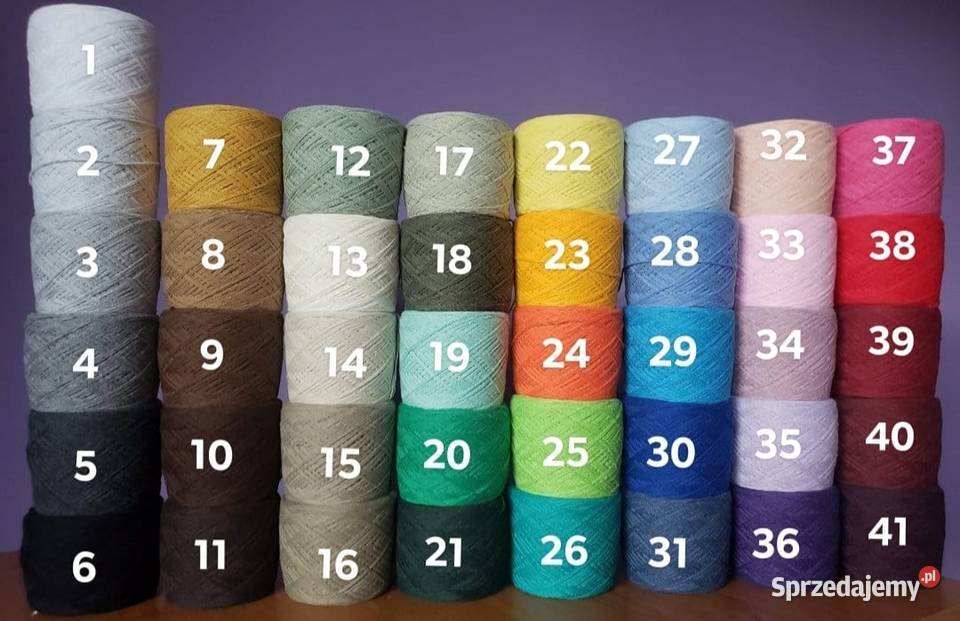 Włóczka 80 bawełna 41 kolor Pozostałe
