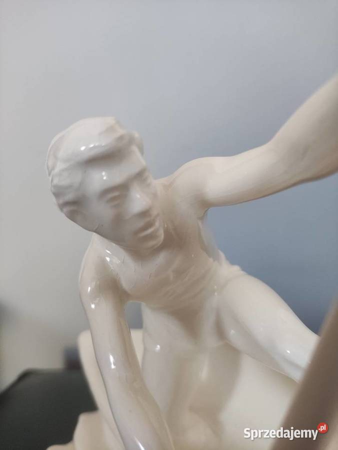 Duża ceramiczna figura Jihokera Bechyn Dekoracje i ozdoby