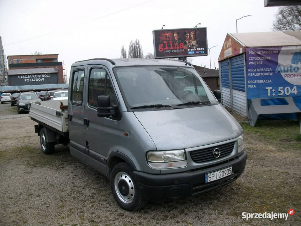 Opel Movano Doka6 osobowy stan nowe sprzęgło ABS Katowice