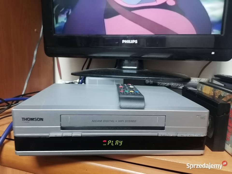 Magnetowid VHS Thomson VTH6400 stereo pilot śląskie Częstochowa sprzedam