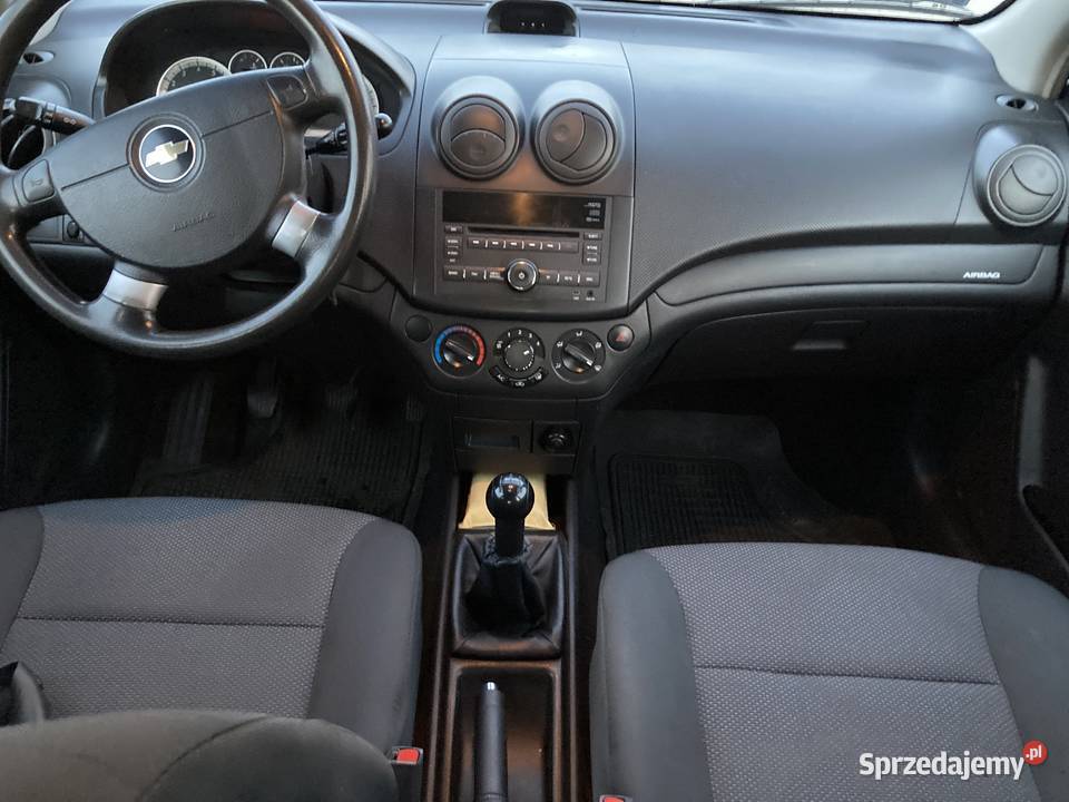 Chevrolet Aveo 12LPG Sekwencja poduszka powietrzna