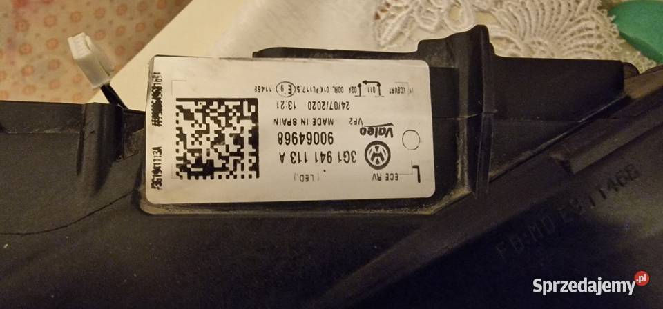 Lampy przednie VW Passat b8 LEWA śląskie Gliwice sprzedam