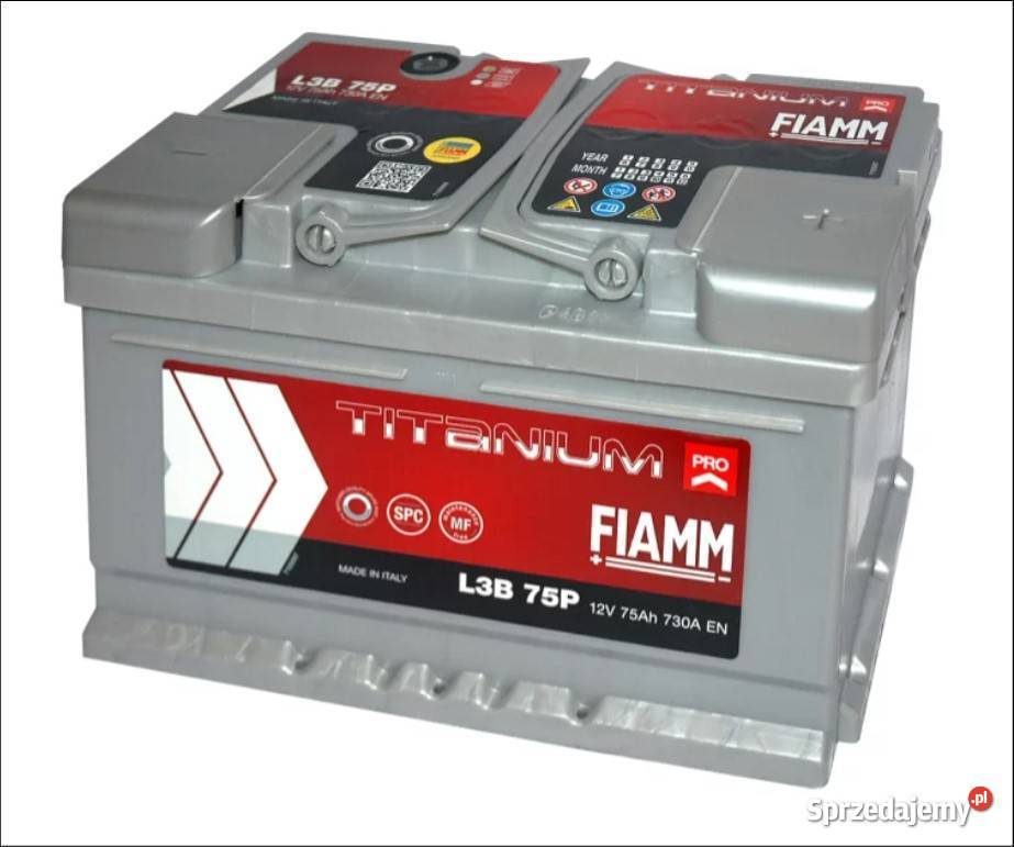 Akumulator FIAMM TITANIUM PRO 12V 75Ah 730A osobowe podlaskie Białystok