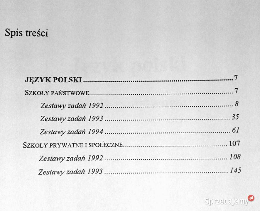 Egzaminy do szkół średnich Język polski Chełm