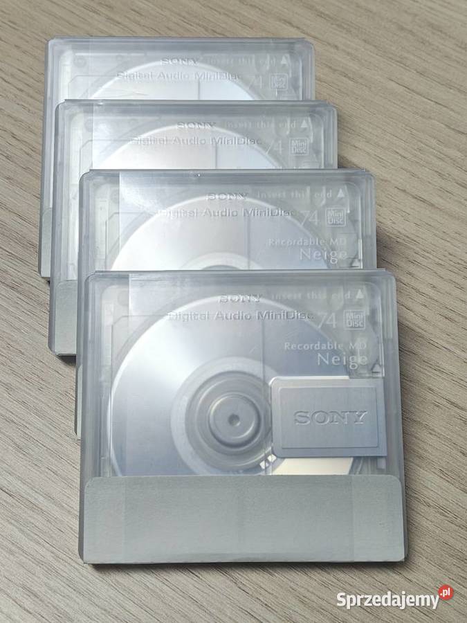 MiniDisc MD SONY Neige 74 Maxell OZBlack Disk 80 Świerklany