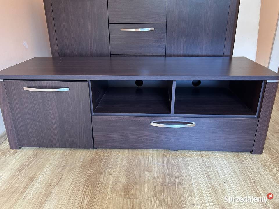 Szafka RTV kolor wenge ciemny brąz 148cm dolnośląskie Wrocław