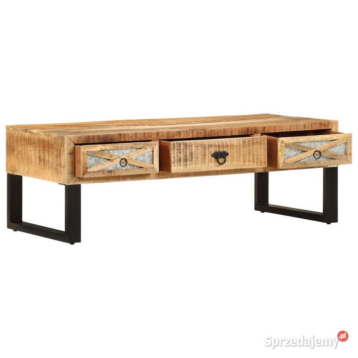Stolik kawowy 110 x 50 x 38 lite drewno mango Warszawa