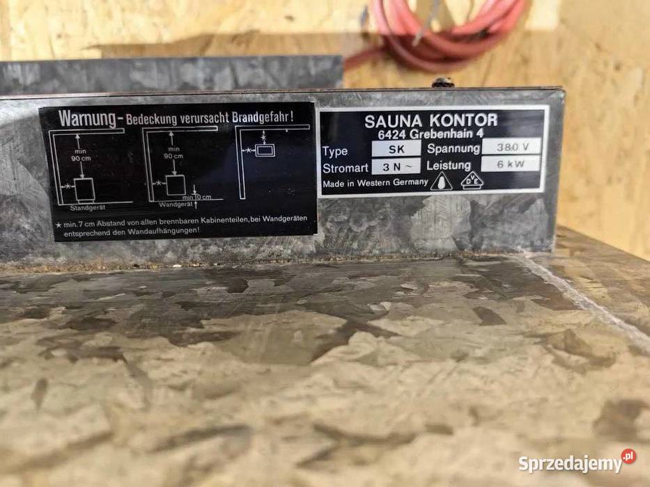 Piec Do Sauny ze Sterownikiem Saunalux Sauna Zielona Góra