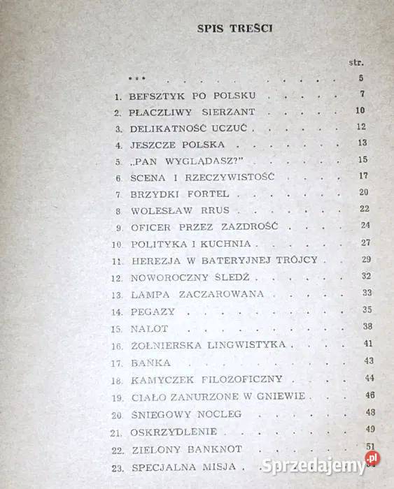 Ze 101 frontowych nocy Janusz Przymanowski Pozostałe Chełm sprzedam
