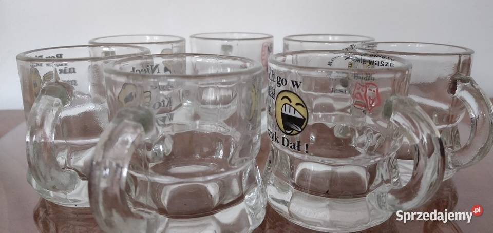 śmieszne kieliszki Wyposażenie wnętrz Bukowno sprzedam