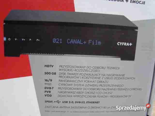 Dekoder PEACE PVR HDS7241 CD 500 GB