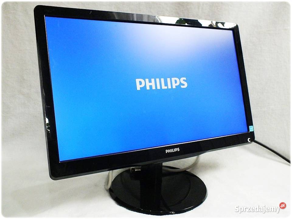 Monitor PHILIPS 185 cala LED okablowanie Sprawny Żary
