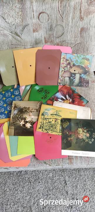 Zestawlosowo wybrane 47 płyt winilowychPocztówka Płyty i kasety śląskie Gliwice