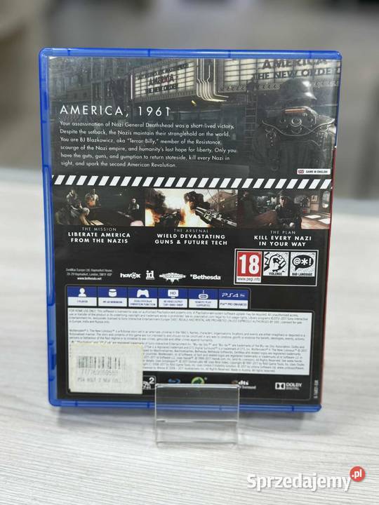 Gra Wolfenstein 2 4 Elbląg sprzedam