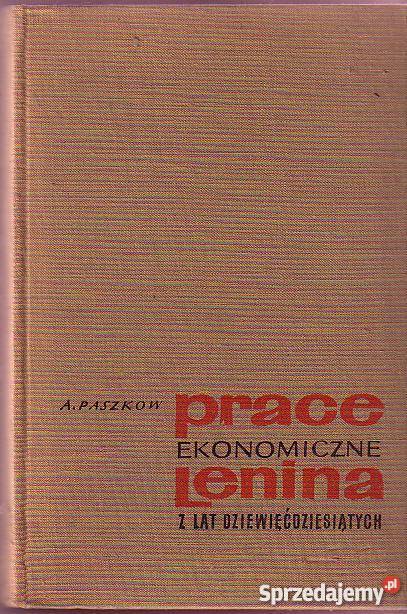 5670 PRACE EKONOMICZNE LENINA Z LAT DZIEWIĘĆDZIE Czyrna