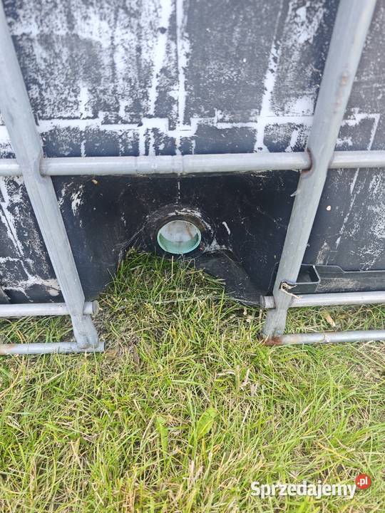 Pojemnik mauzer 1000l ułamany zawór metalowa Garwolin sprzedam