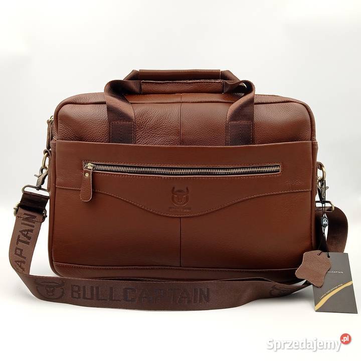 Torba teczka skórzana na ramie Bullcaptain B Zawiercie